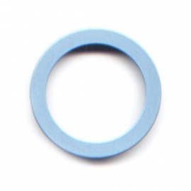 vignelli thick & thin mega ring pastel blue