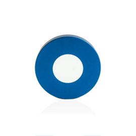 vignelli halo ring blue