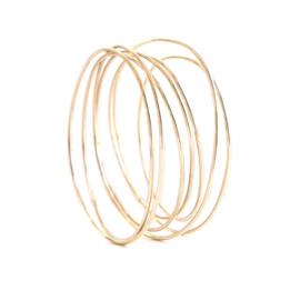 swirl bracelet gold