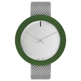 pierre junod mv44 vignelli mega horloge mesh