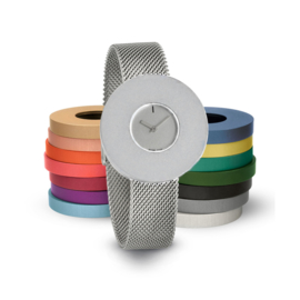 pierre junod mv dot vignelli halo horloge mesh