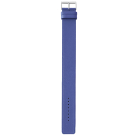 easy going watch strap buckle blue leather