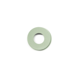 vignelli baby ring pastel green