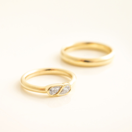 double pear wedding set