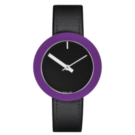 pierre junod mv34 vignelli thick & thin horloge zwart