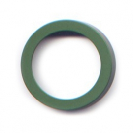 vignelli thick & thin mega ring green