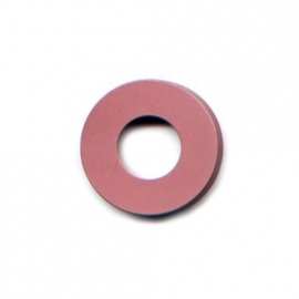 vignelli halo ring pink