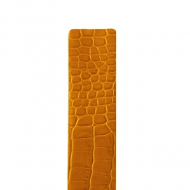 easy going band krokoprint cognac