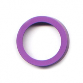 vignelli thick & thin large ring purple