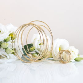 swirl wedding bracelet set