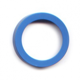 vignelli thick & thin mega ring blue
