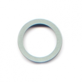 vignelli thick & thin ring pastel green