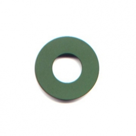 vignelli halo ring green