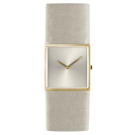 dsigntime/JLDC watch gold & white