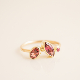 3.5x3mm single pink freshwater pearl ring MIDI ring DAINTY pearl ring minimalist ring Sieraden Ringen Enkele ringen fashion ring 