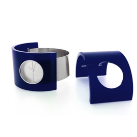 bruno ninaber blue bracelet watch plastic part