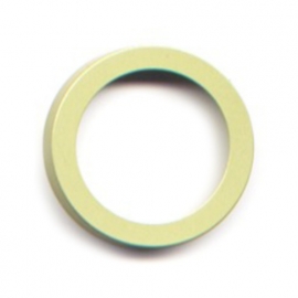 vignelli thick & thin mega ring lime