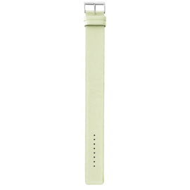 easy going watch strap buckle light green leather