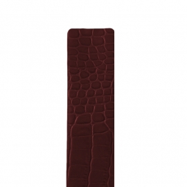easy going band krokoprint bordeaux