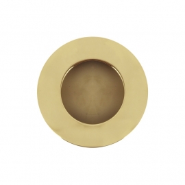 round polished yellow gold easy going case