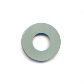 vignelli halo ring pastel green