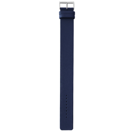 easy going watch strap buckle dark blue leather