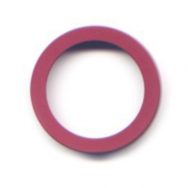 vignelli thick & thin mega ring burgundy