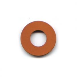 vignelli halo ring orange