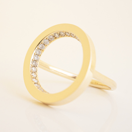 diamond oval ring