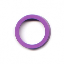 vignelli thick & thin ring purple