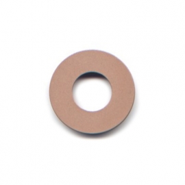 vignelli halo ring copper