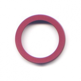 vignelli thick & thin large ring burgundy