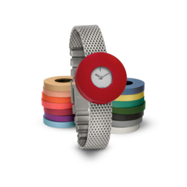 pierre junod mv small vignelli baby horloge mesh