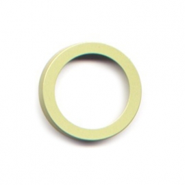 pierre junod mv 34 vignelli thick & thin ring lime