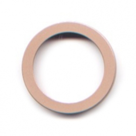 vignelli thick & thin mega ring copper