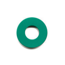 pierre junod mv dot vignelli halo ring zeegroen