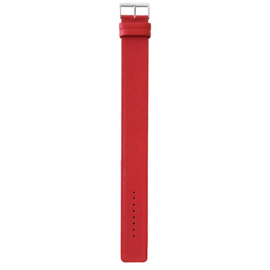 easy going watch strap buckle red leather