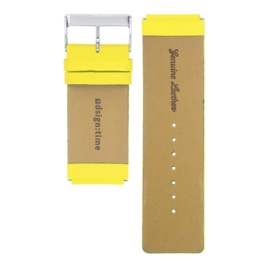 dsigntime watch strap bright yellow