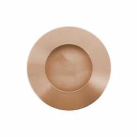 round matte rose gold easy going case