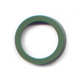 vignelli thick & thin large ring green