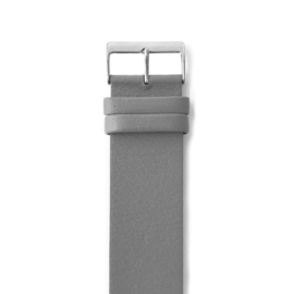 easy going watch strap buckle grey leather