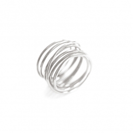 swirl ring silver
