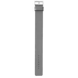 easy going watch strap buckle grey leather