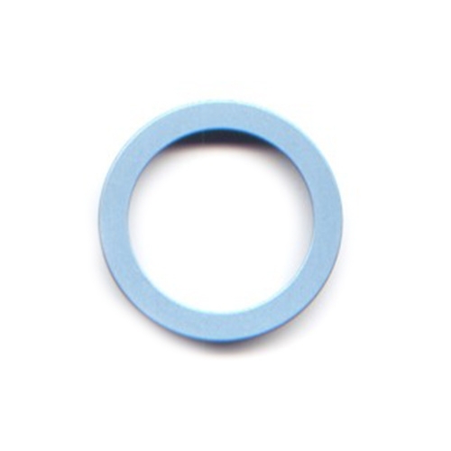 vignelli thick & thin ring pastel blue