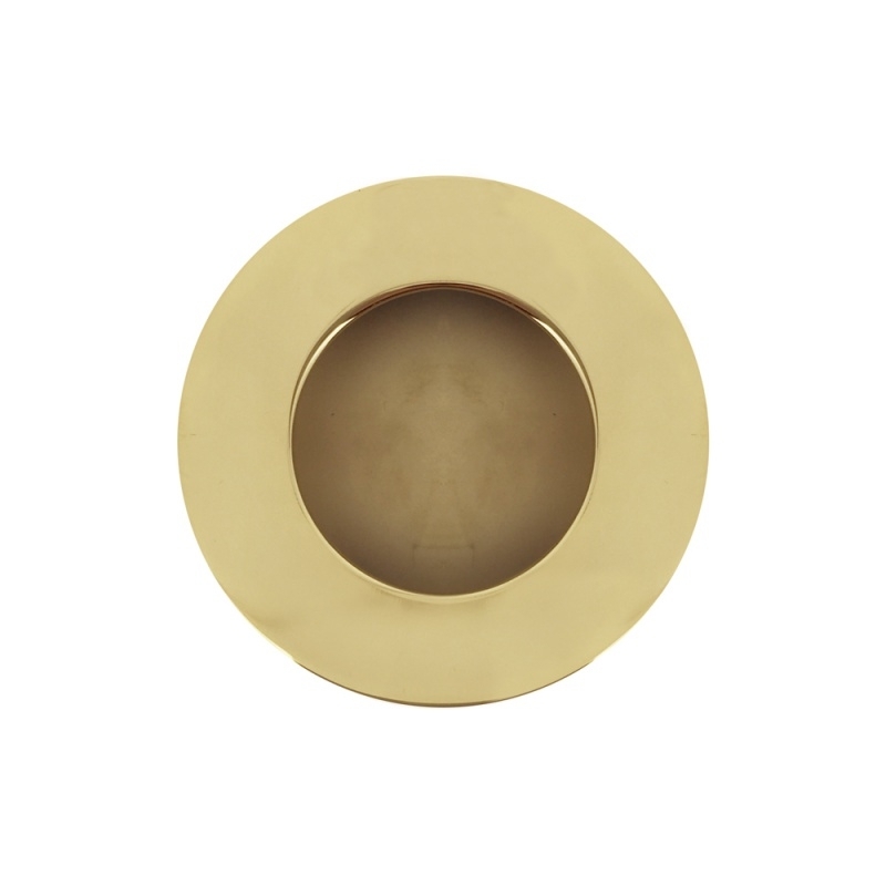 round polished yellow gold easy going case