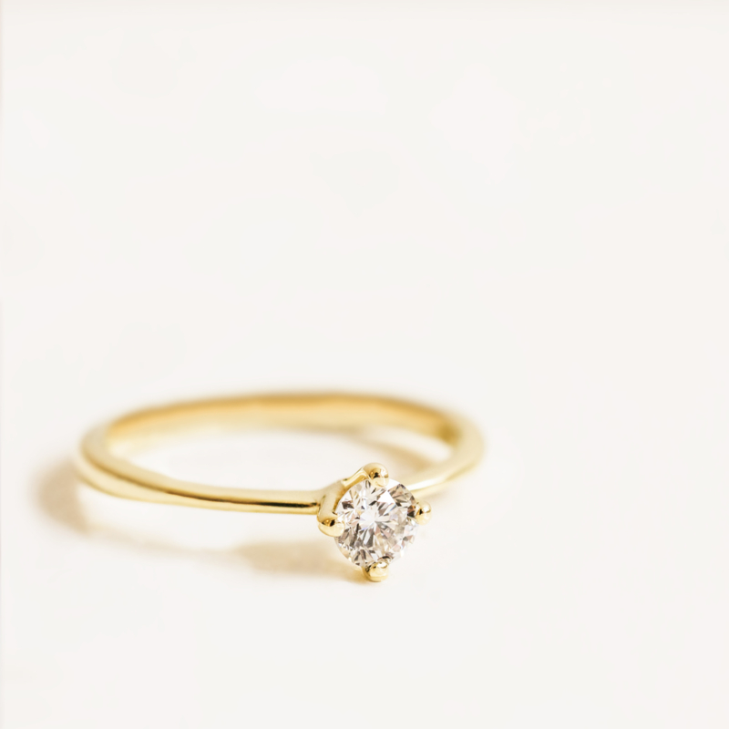 our classic solitaire ring