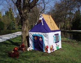 Uitverkocht speeltent Friese Stelp Boerderij