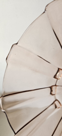 Glazen serveerschaal | vintage persglas
