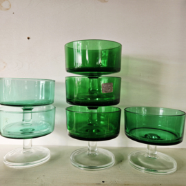 Luminarc Cavalier | groene coupe glazen - set van 6 
