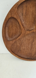 Houten fonduebord | 5 vaks 